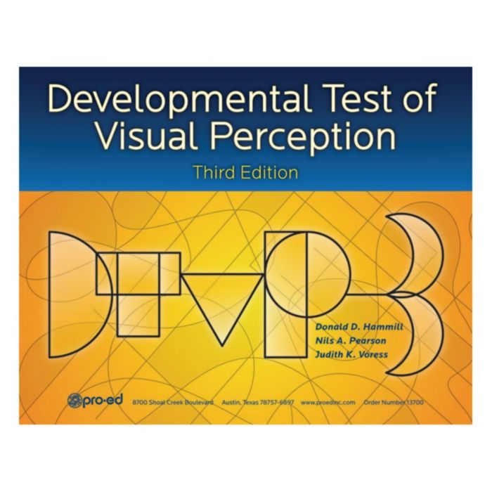 视觉感知发育测试套装-视觉感知发展测试-DTVP-3型