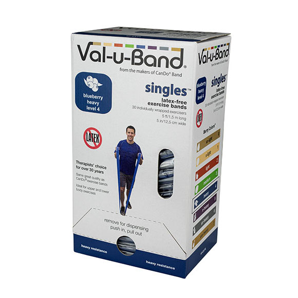 Val-u-Band盒装无乳胶弹力带-渐进式阻力训练带