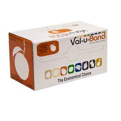 美国Val-u-Band盒装低粉弹力带-渐进式阻力训练带