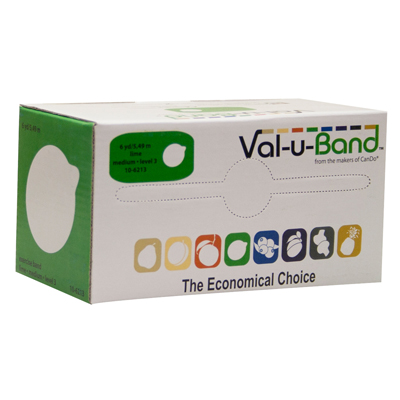 美国Val-u-Band盒装低粉弹力带-渐进式阻力训练带