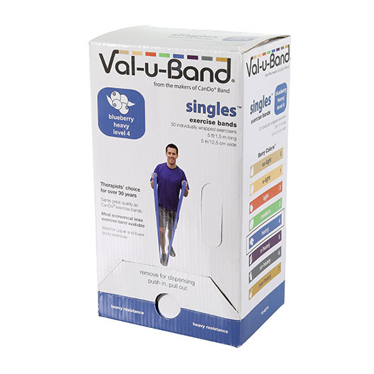美国Val-u-Band盒装低粉弹力带-渐进式阻力训练带