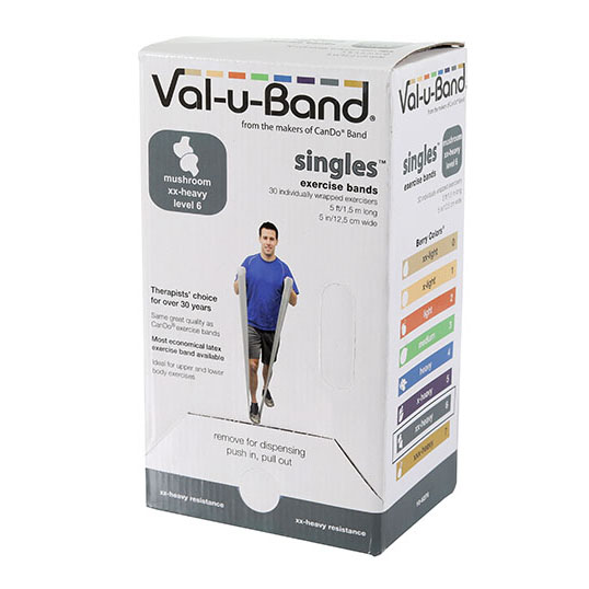 美国Val-u-Band盒装低粉弹力带-渐进式阻力训练带