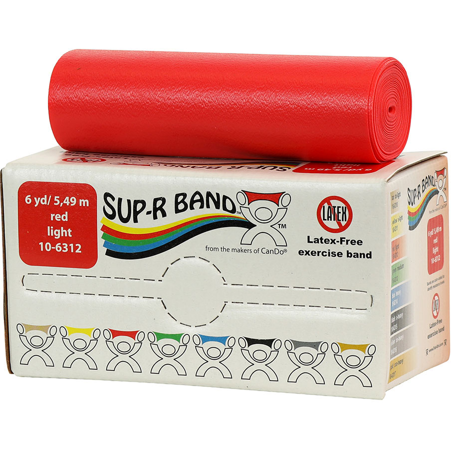美国Sup-R Band盒装无乳胶弹性阻力训练带