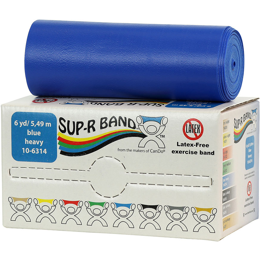 美国Sup-R Band盒装无乳胶弹性阻力训练带