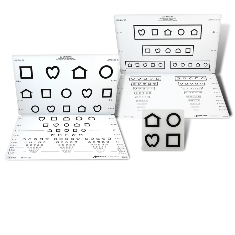 儿科折叠图形视力测试卡-LEA SYMBOLS® Folding Pediatric Eye Chart