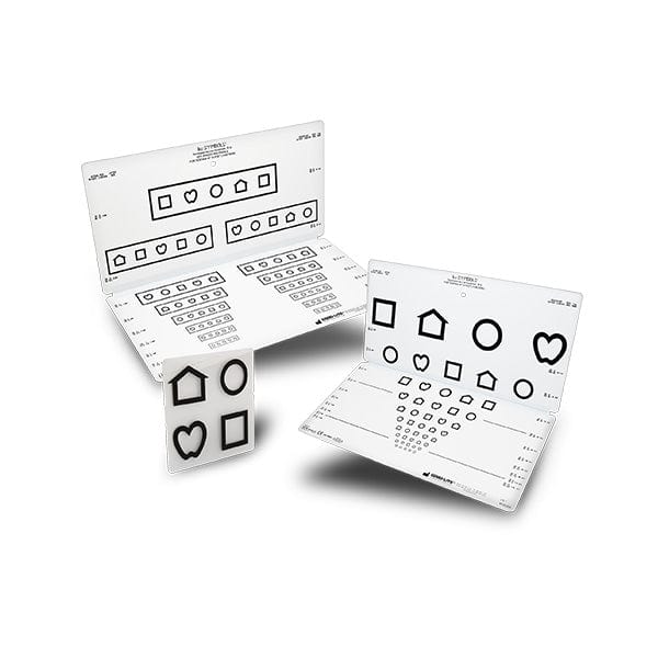 儿科10行折叠式图形视力表-LEA SYMBOLS® 10-Line Folding Pediatric Eye Chart