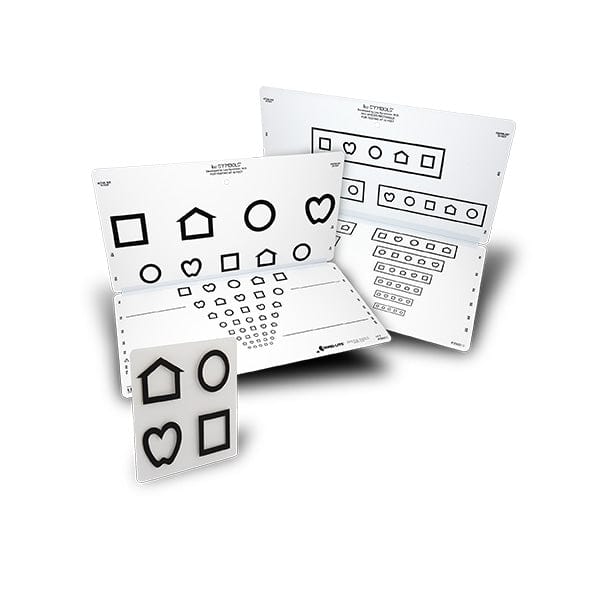 10行远距离折叠图形视觉卡-LEA SYMBOLS® 10-Line Distance Folding Chart