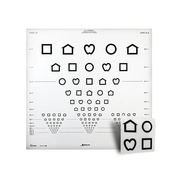 ETDRS式15行半透明远距离视觉测试图-LEA SYMBOLS® 15-Line Translucent ETDRS-Style Distance Charts