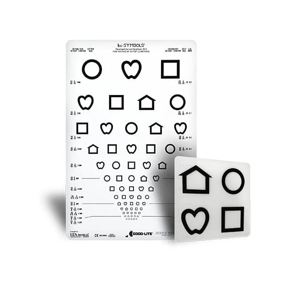 13行半透明远距离视觉测试图-LEA SYMBOLS® 13-Line Translucent Distance Chart