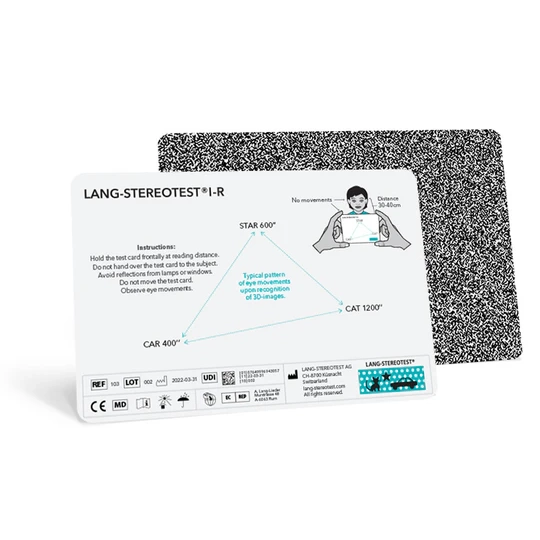 郎氏立体视觉检查套装第一版修订版 Lang-Stereotest DN9802型